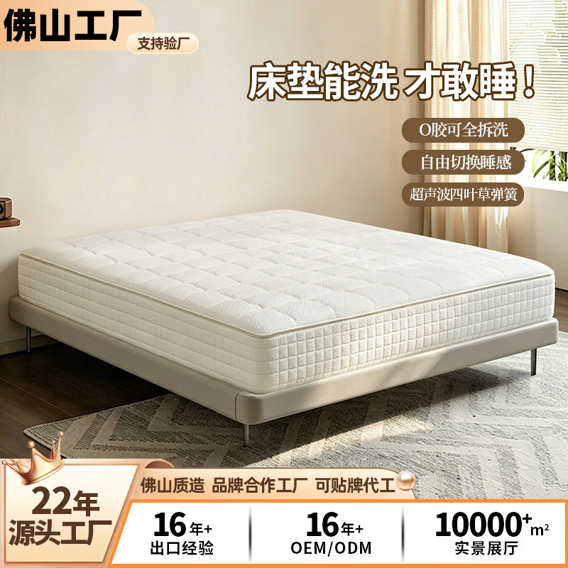 Dalinna Independent Pocket Spring Mattress, Fully Detachable, Washable, Silent, Anti-Interference, Slightly Firm, Children's Orthopedic Mattress Dalinna Independent Pocket Spring Mattress, Fully Detachable, Washable, Silent, Anti-Interference, Slightly Firm, Children's Orthopedic Mattress