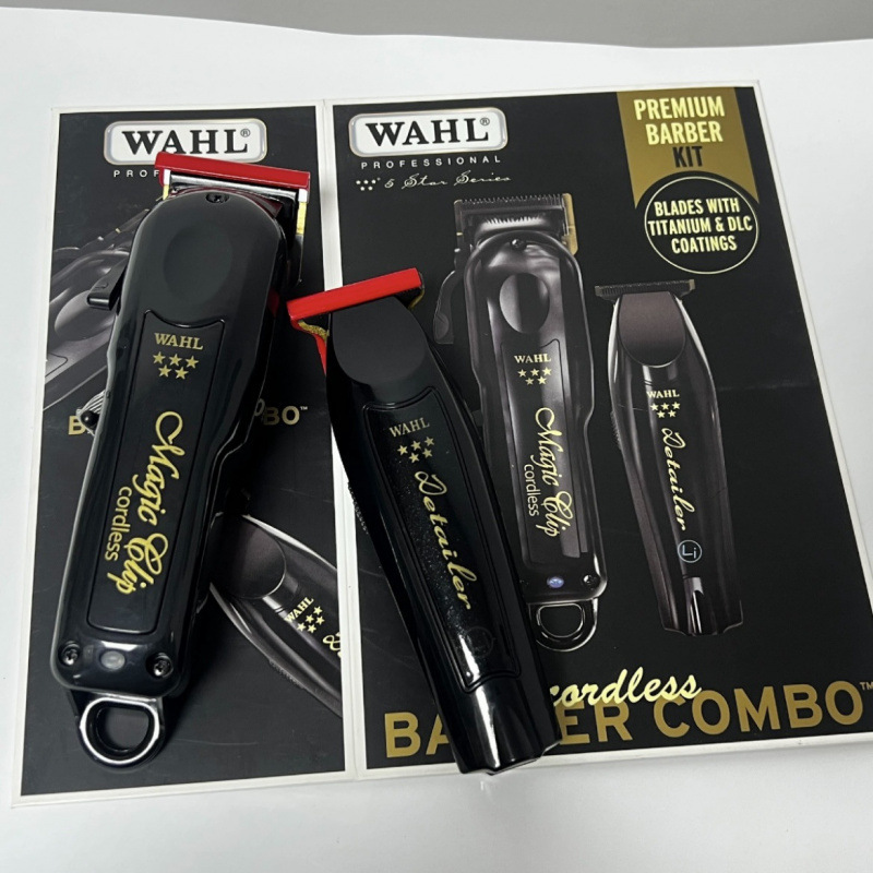 Domestic Wahl8171 Dual Black Cordless Barber Set with Black Magic Clipper and Detail Trimmer Wahl Domestic Wahl8171 Dual Black Cordless Barber Set with Black Magic Clipper and Detail Trimmer Wahl