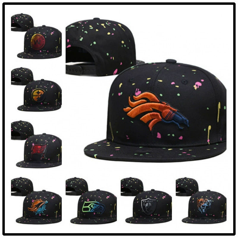 Новинка 2022 года, регби, четыре команды Национальной лиги, серия граффити, регулируемая шляпа с плоскими полями, мужские и женские спортивные шапки