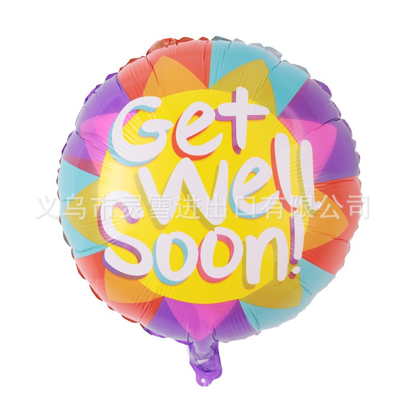 18 -inch Western Early Rehabilitation Get Well Soon blessed aluminum…