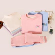 新款儿童保暖内衣套装羊绒桑蚕丝秋衣秋裤男童打底男女童睡衣套装