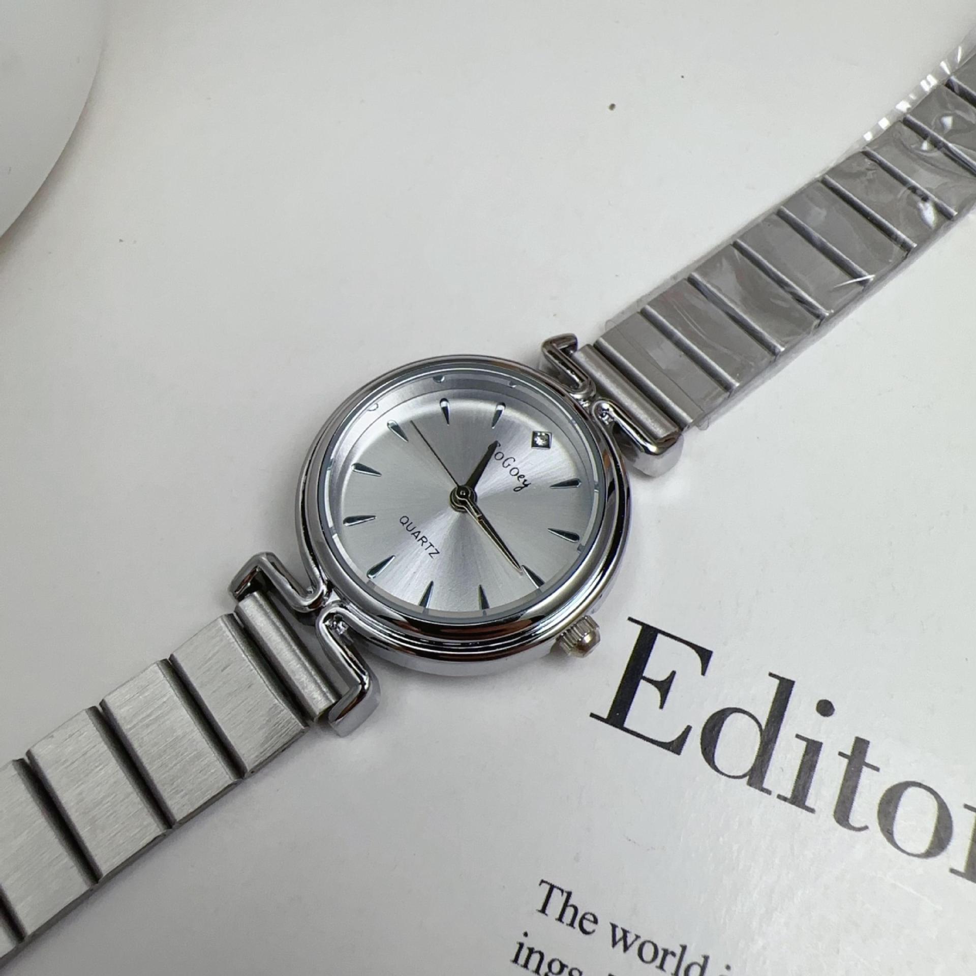 50g Weight Ordinary Glass Mirror Material Alloy Strap Material Watch Classification Pointer Display Type Single Folding Buckle Buckle Style Round Dial Shape Holiday, Street Occasion Quartz Movement Solid Color Pattern All Seasons Season Women's Gender Simple Style, Classic Style Style Simple Style Classic Style Solid Color Single Folding Buckle Quartz Watch 11