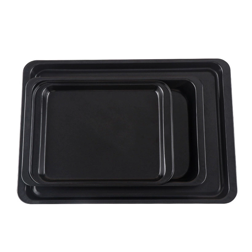 Thickened 8-14 inch rectangular non-stick baking pan nougat golden black egg yolk pastry apple pie cake pan