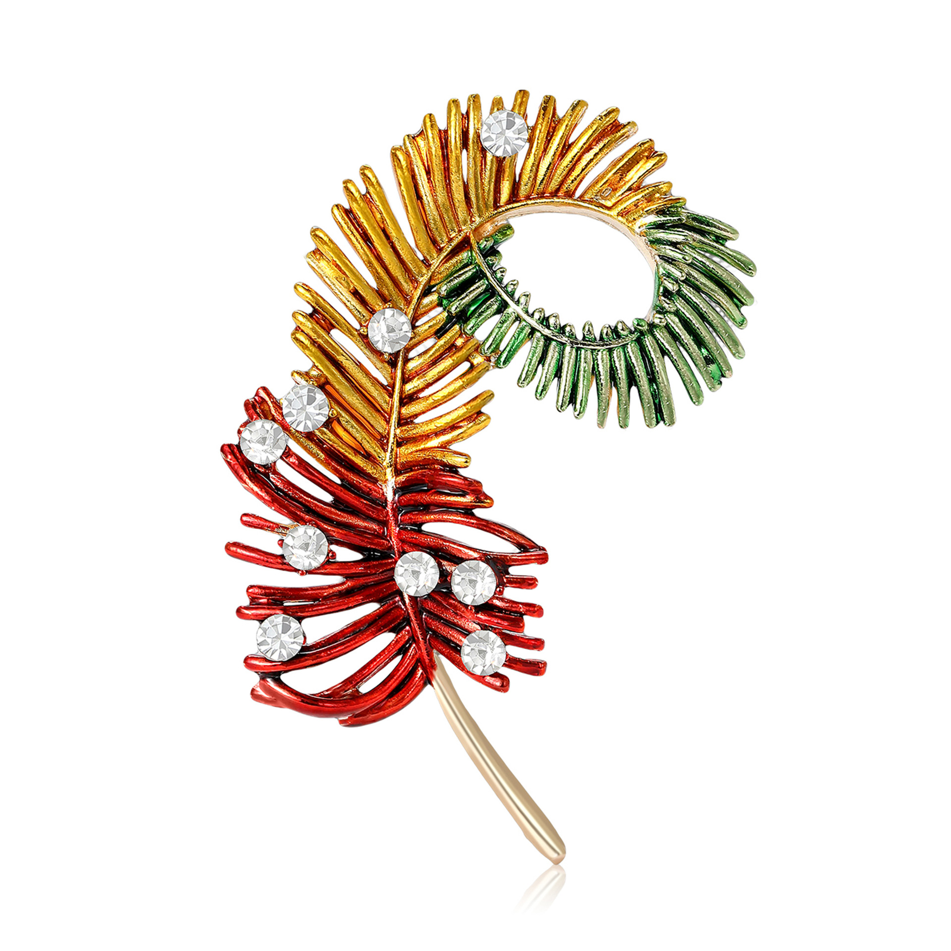 fashionable retro universal brooch lapel pin pearl