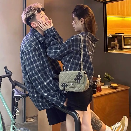 Glamorous and Vintage French-Style High-Grade Grid Shirt for Women - Spring and Autumn Season - Unique Loose Long-Sleeve Blouse - Trendy Year