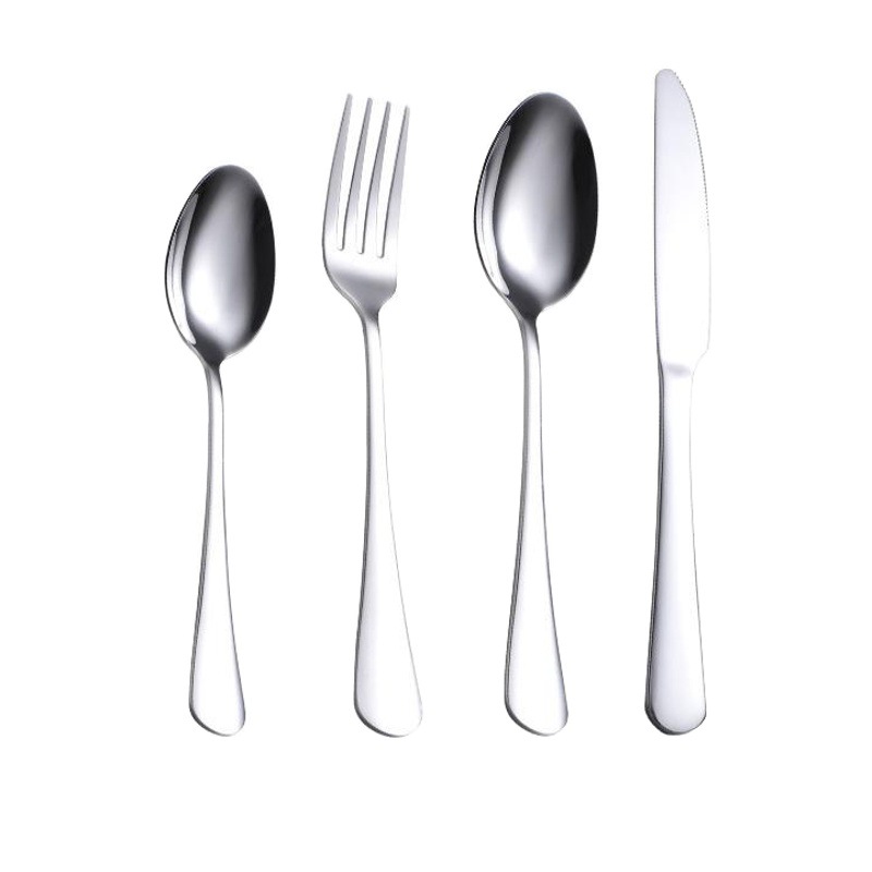 Stainless steel tableware suit 1010 spoon Knife entity Western food knife and fork printed logo tableware factory wholesale