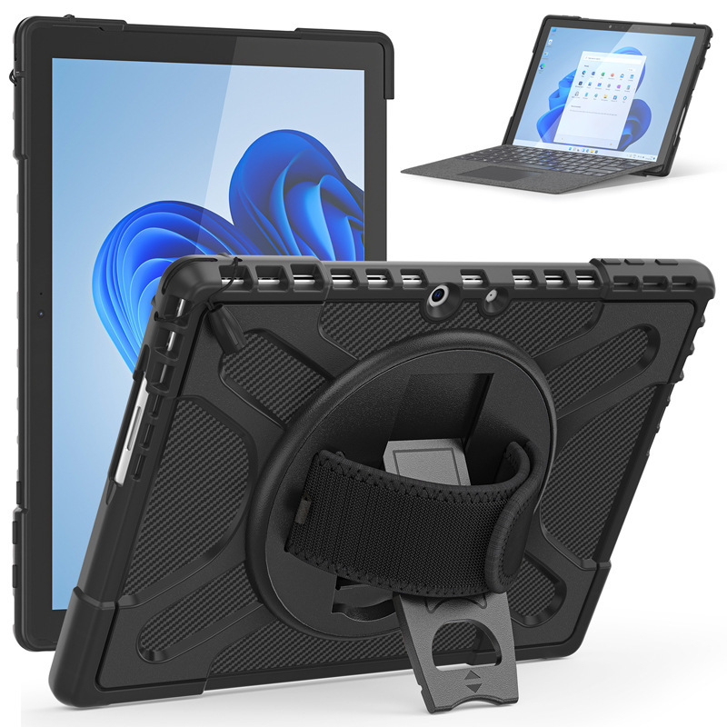 Rotating stand suitable for Microsoft Surface Pro 9/10/11/12 tablet protective case, Pro 8/6 anti-drop cover 7