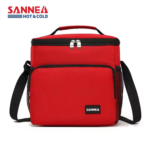 SANNE Oxford cloth insulated bag portable lunch bag student insulated lunch box bag aluminum film fresh-keeping lunch bag ice bag
