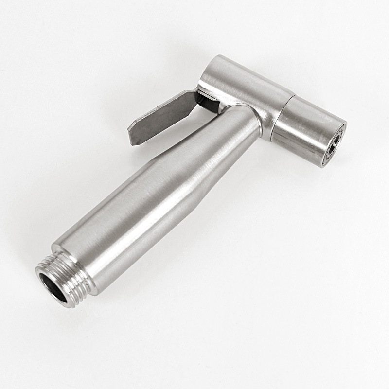 304 Stainless Steel Spray Gun Bidet Toilet Set Showerhead Booster Water Gun Flusher Nozzle No Drilling Required