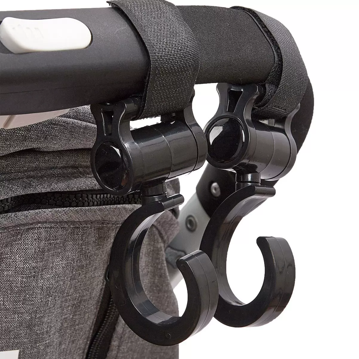 婴儿车挂钩360度旋转魔术贴电动车溜娃车多功能推车车便携儿童车