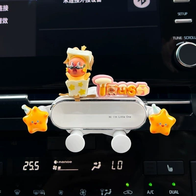 Car phone holder Starman, car-specific air vent navigation phone support stand, cute interior decoration for women