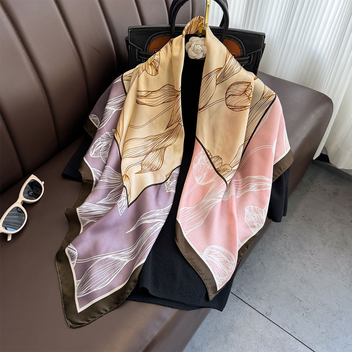 Sciarpa in cashmere per donna, scialle e mantella invernale luxe_voghion.com