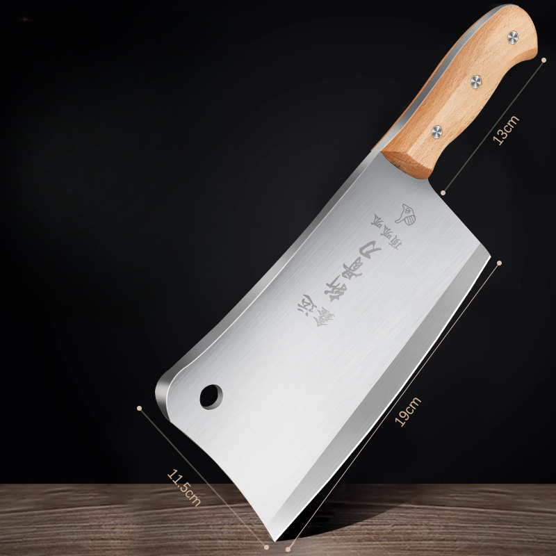 Cuchillo de corte de hueso espeso cuchillo de corte de hueso doméstico cuchillo de corte de hueso pesado cuchillo de corte de hueso comercial cuchillo de acero inoxidable cuchillo de cocina Guangdong