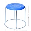 높이 25cm 작은 8홀 블루