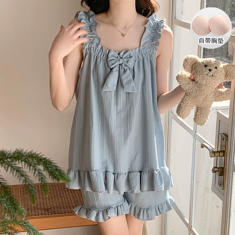 Top with cups, knitted pijama, sexy set