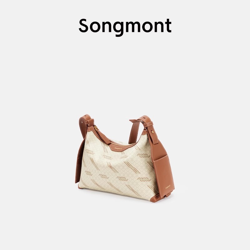 Borsa a tracolla singola Songmont Shanxia Yousong Small Bagagli Hobo mezza giornata inattiva serie stile cinese_voghion.com