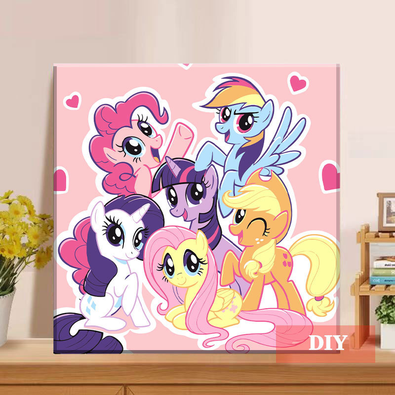 Space Princess Twilight Sparkle My Little Pony Digital Oil Painting DIY Coloring Anime Peripheral Hand-Filled Oil Painting Wholesale Space Princess Twilight Sparkle My Little Pony Digital Oil Painting DIY Coloring Anime Peripheral Hand-Filled Oil Painting Wholesale