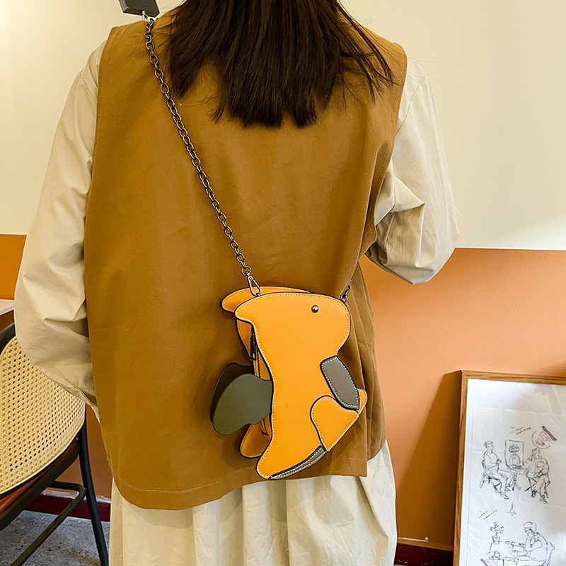 Women's Small Pu Leather Cartoon Cute Zipper Crossbody Bag display picture 119