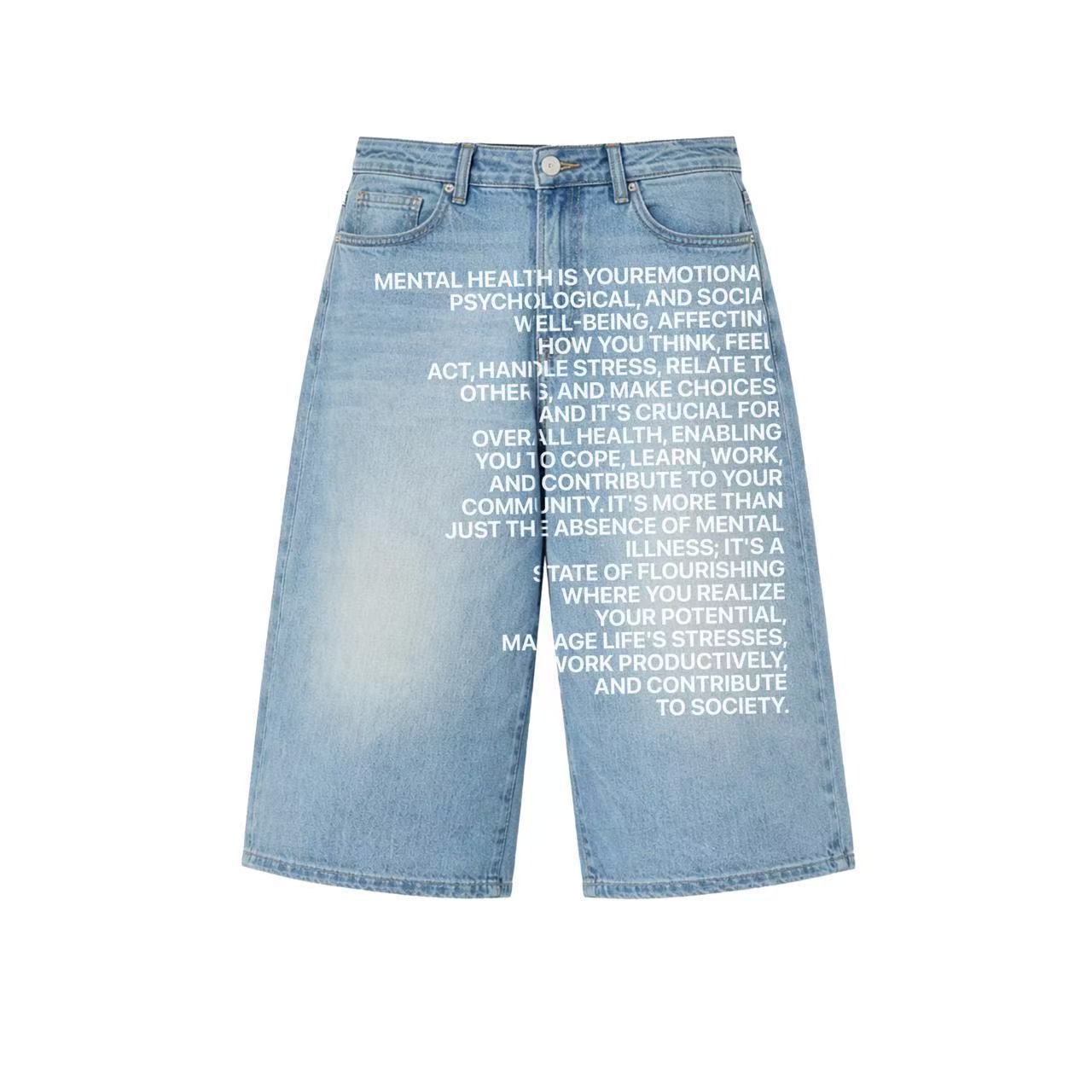 Vaqueros de hombre milenario Vaqueros retro con letras con estampado americano ropa de calle gótico Harajuku hip-hop masculino