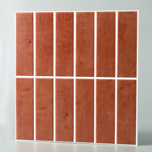 New Imitation Tile Patch 3D Wallpaper Self-adhesive Thickened Kitchen Bathroom Background Wall Cement Wall Decoration