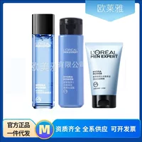 L'Oreal Men Water Water Water Series Молоко для контроля масла улучшает баланс Тонер Водный гель Крем Крем