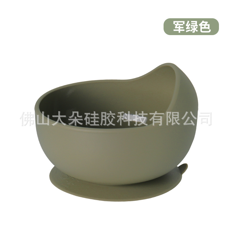 Precio bajo de la fábrica libre combinación de silicona bebé placa niños suplemento alimenticio tazón cuchara taza de agua babero traje