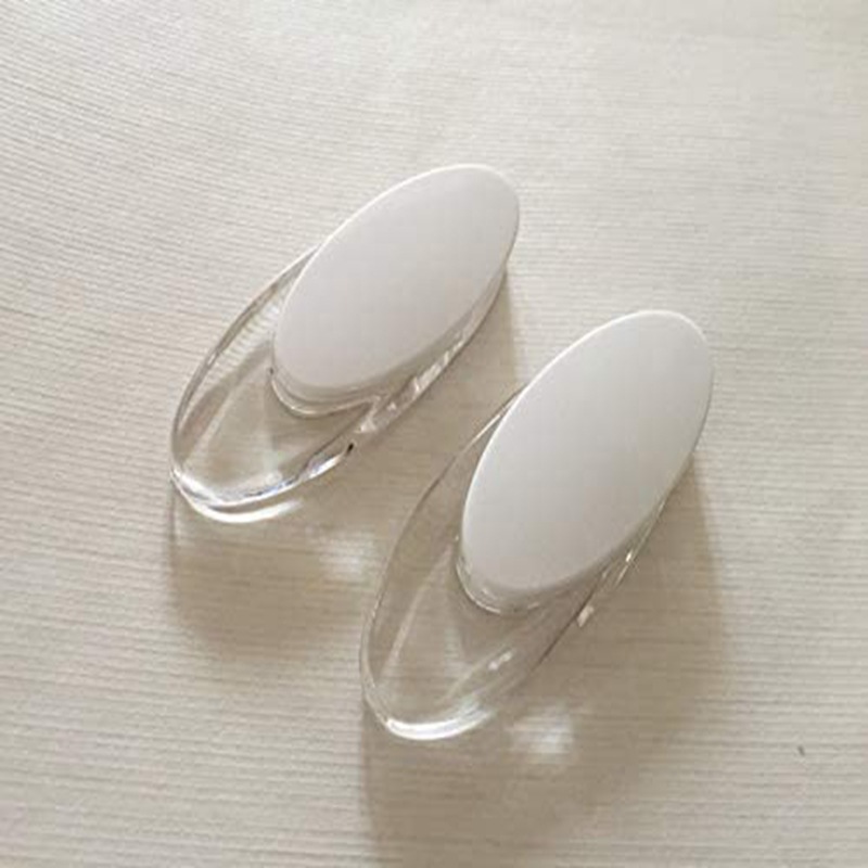 跨境批发 透明手柄配件 垂直帘卷帘百叶帘柔纱帘手柄 椭圆手柄