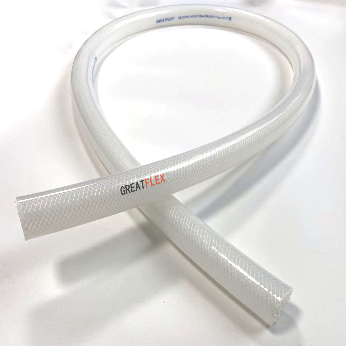 GREATFLEX抗压氧机硅胶管透明食品级编织硅胶管清仓BP20
