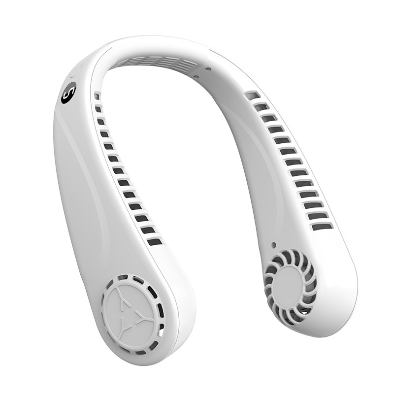 首掛けファン無葉タービンミニデジタルUSB充電携帯卸売り国境を越えた家庭用静音首掛けファン|undefined