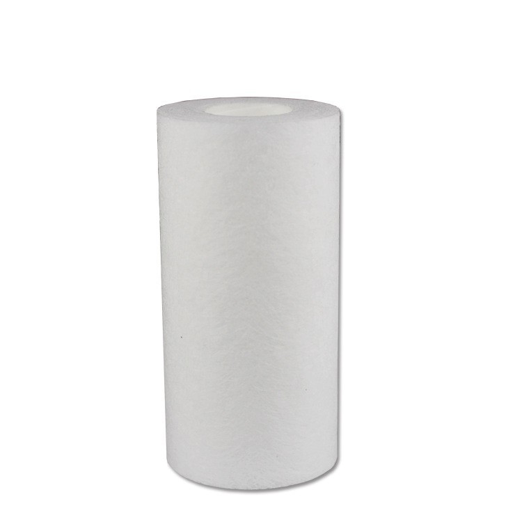 Al por mayor elemento de filtro de 5 pulgadas pp algodón elemento de filtro de grado alimenticio meltblown pp núcleo purificador de agua calidad de agua elemento de filtro