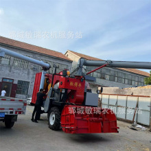 自走式四轮脱粒机柴油机版打棒子包谷机子90马力110马力直销