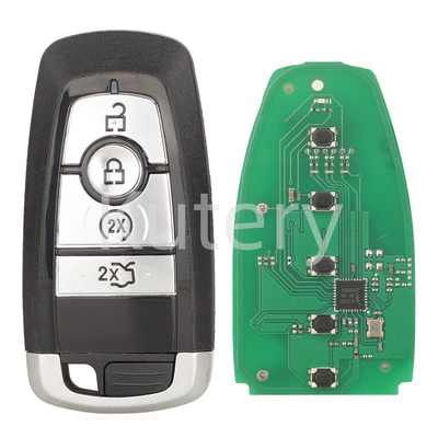 Suitable for Ford 4/5 Button Remote Control Car Key 433.92/434/868/902 Frequency Id49 Chip (Car Keys) - a-43392mhz-single-frequency-4-button-sedan-trunk-release-key
