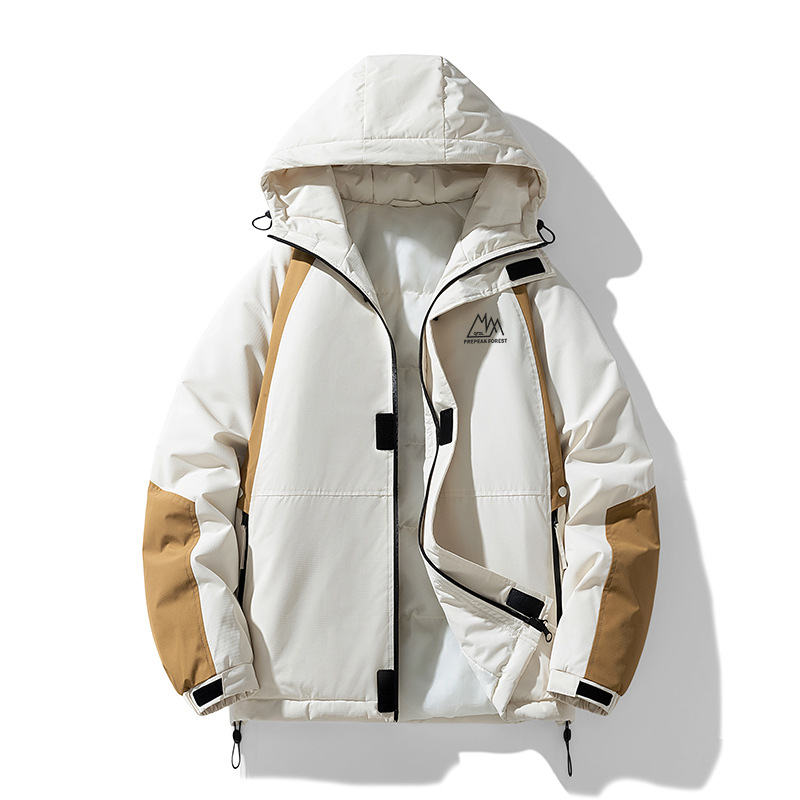 冬季棉衣男女同款连帽加厚保暖棉服男秋冬外套棉袄潮男痞帅跨境