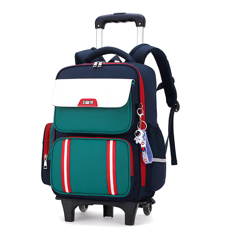 Mochila escolar de tirón de pescado natural para estudiantes de primaria de 1 a 5 años, niños y niñas, explosiones transfronterizas ligeras a prueba de salpicaduras