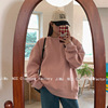 ADER Autumn and winter new pattern pinkycolor Embroidery Plush T-shirts Socket Sweater A small minority keep warm jacket