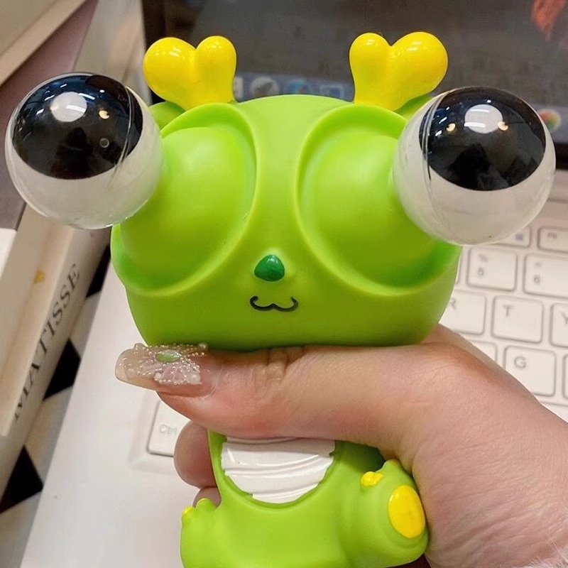 Cuchillo Le Hermano ojo pequeño dragón juguete de descompresión ojo explosivo dragón pellizco Le niños ventilación ojo explosivo juguete de descompresión