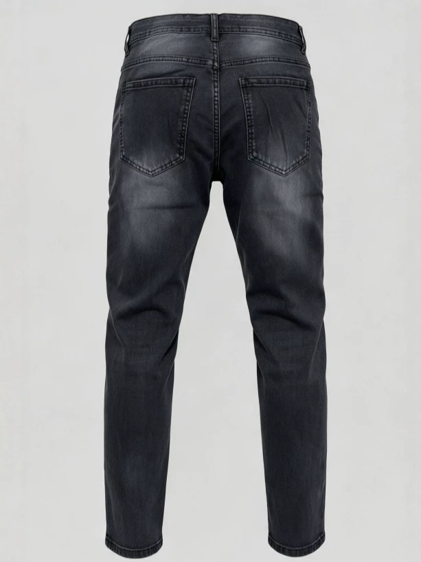 Jeans Ajustados para Hombre de Mezclilla de Algodón, Elásticos, para Uso Casual