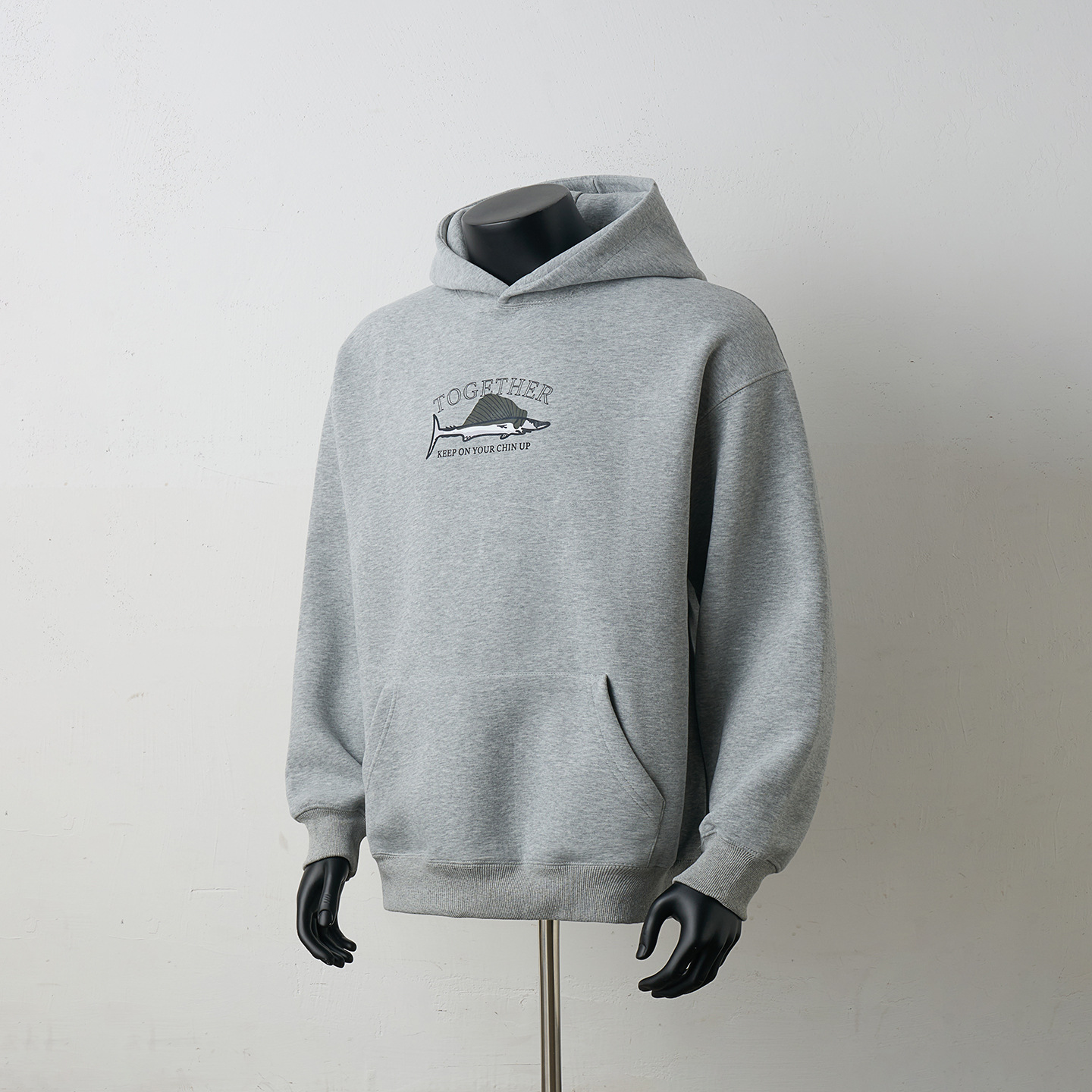 American-style printed loose retro pullover hoodie, 420g heavyweight hooded sweatshirt, men's autumn and winter youth coat, price controlled at 12.