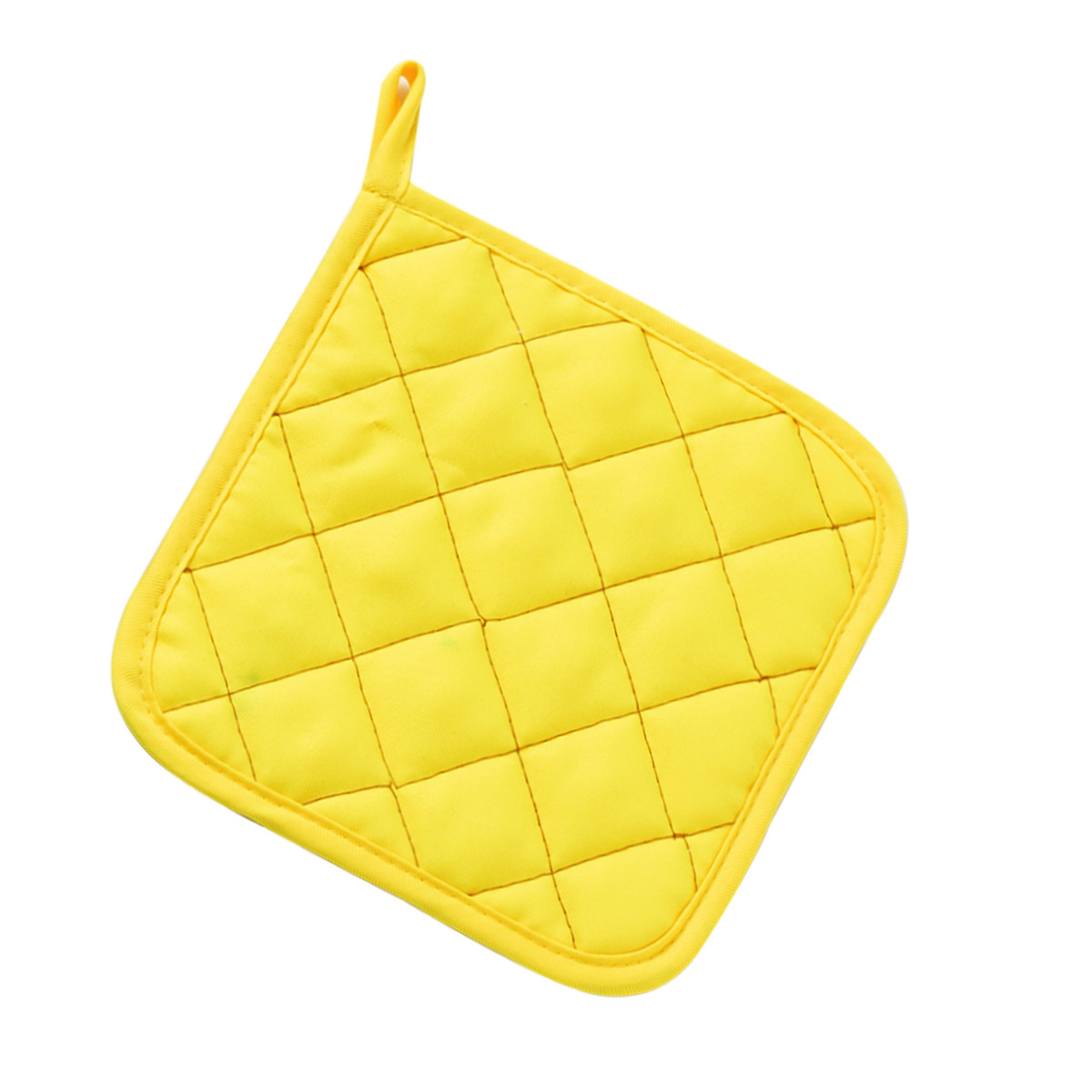 Tela doméstica diaria almohadilla de aislamiento térmico almohadilla de comedor de doble cara estofado de color sólido lavable almohadilla de taza anti-slip personalizada image 12