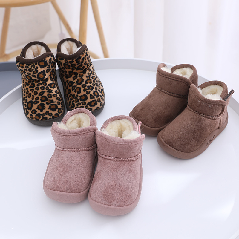 Childrens Snow Boots With Plush Insulation For Boys And Girls_voghion.com