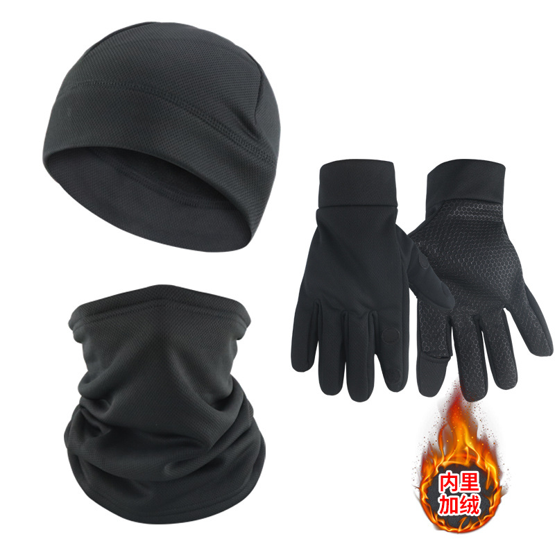 invierno gorra de camuflaje guantes de ciclismo guantes tácticos de caza al aire libre