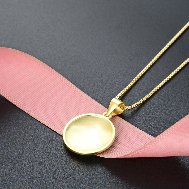 Europa y los Estados Unidos transfronterizos 925 plata esterlina goteo estrella luna collar nicho diseño de alta calidad colgante clavícula diy