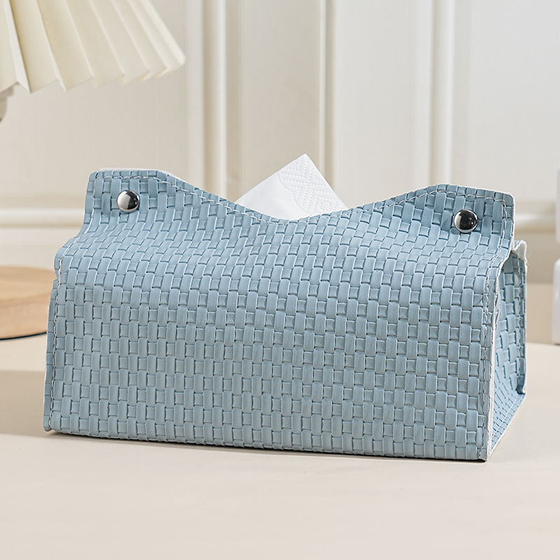 Transfronterizo suministro directo caja de toallas de cuero nórdico caja de toallas creativas caseras automóviles PU caja de dibujo de escritorio