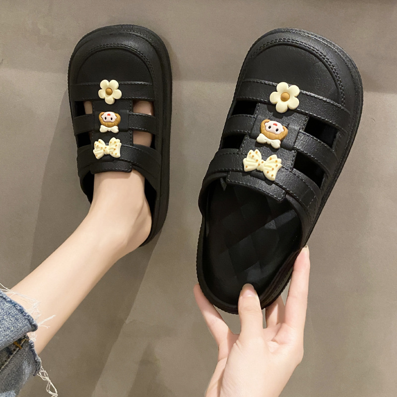 夏季外穿家用厚底凉拖鞋女防滑踩屎感洞洞鞋网红ins情侣沙滩拖鞋 夏季外穿家用厚底凉拖鞋女防滑踩屎感洞洞鞋网红ins情侣沙滩拖鞋