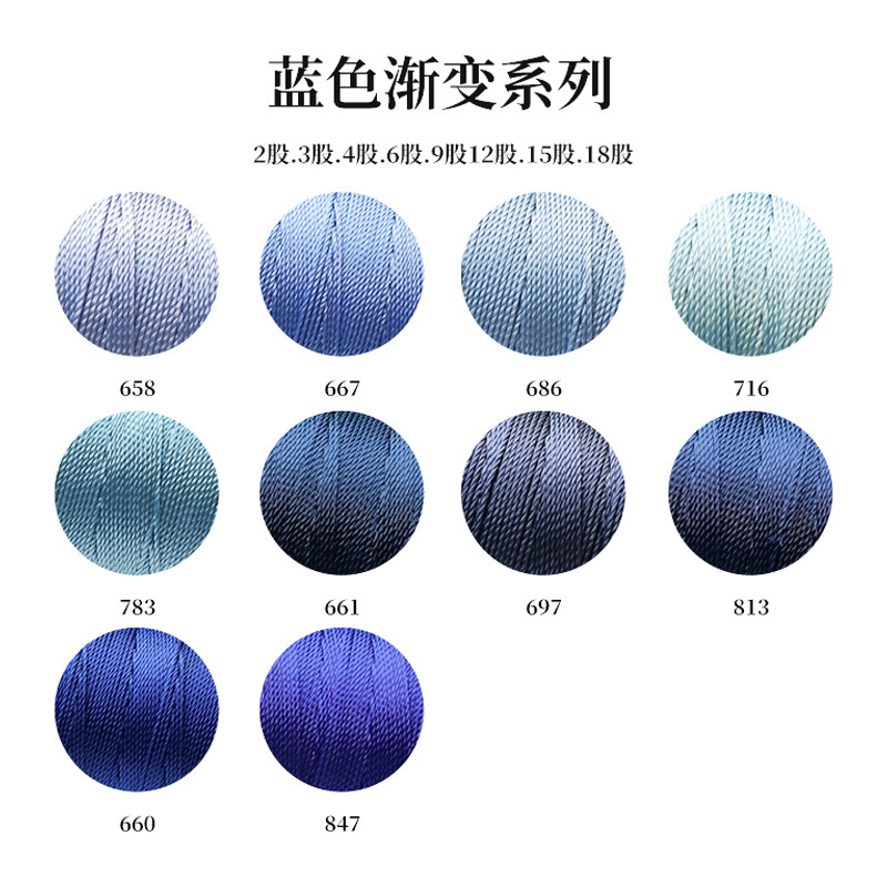 파란 세트 3 가닥, 1030 m, 0.33mm