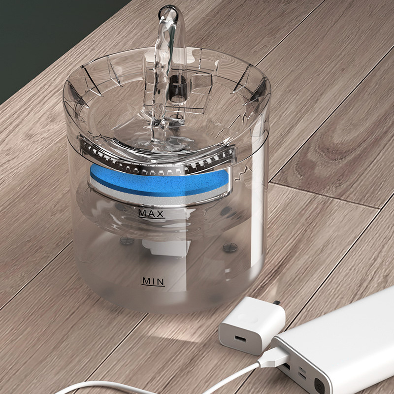 ✅ Transfronterizos bebedores de agua para mascotas filtración de circulación automática bebedores de agua para gatos alimentadores de agua inteligentes para mascotas agua corriente pequeña
