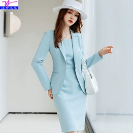 职业女裤套装;小西装;女式衬衫