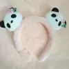 Розовый (панда, цветы)