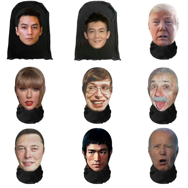 Модная популярная каска, маска, переодевание