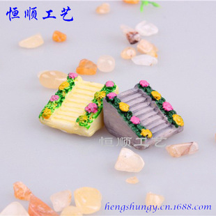 Factory direct supply zakka micro landscape cartoon ornaments landscaping small steps garden ladder